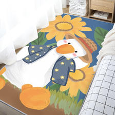 KAYE 加厚床前卧室地毯 油画鸭子 60x160 cm 19元（需用券）