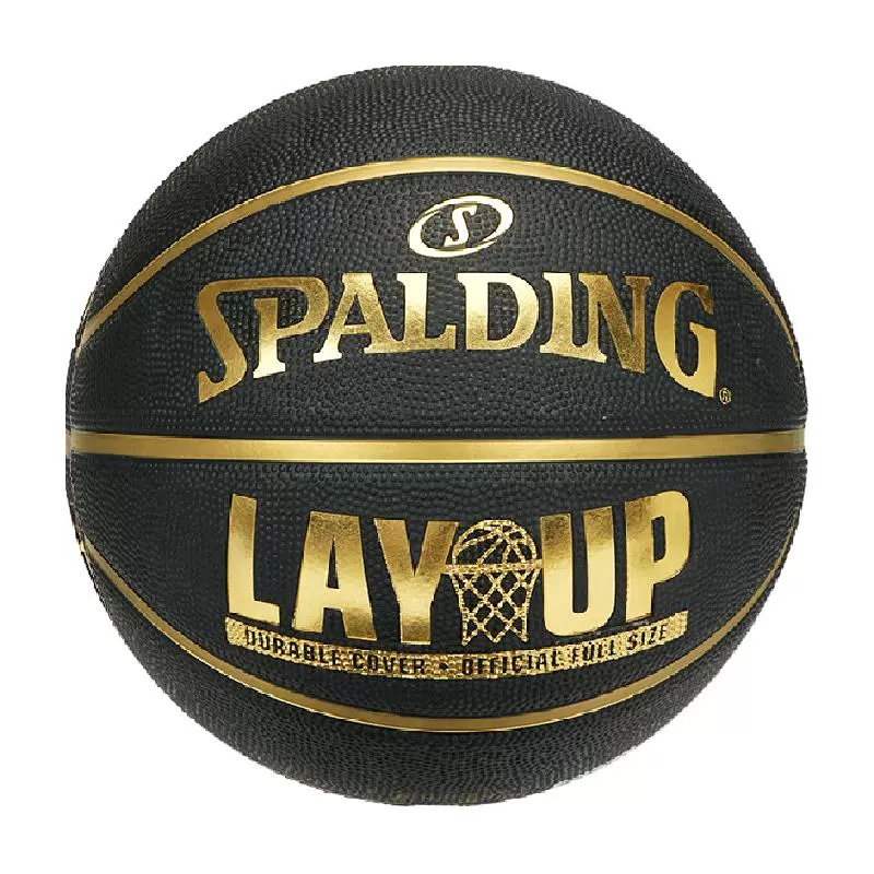 SPALDING 斯伯丁 篮球7号TF黑金掌控系列室内外通用防滑耐磨赛事专用七号篮球