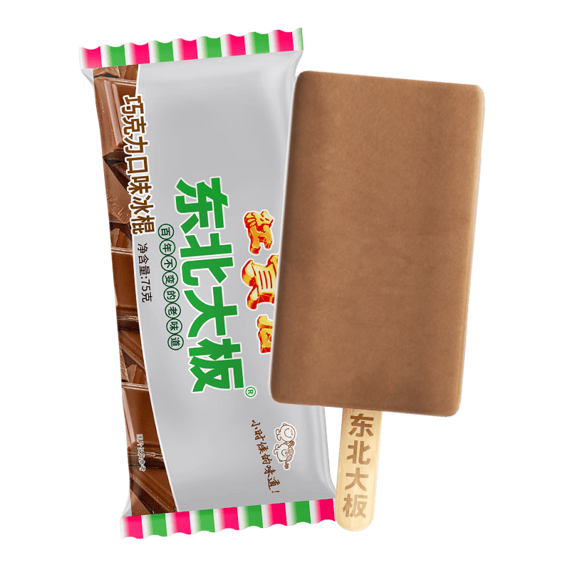 东北大板 冰淇淋 包装 600g 21.5元