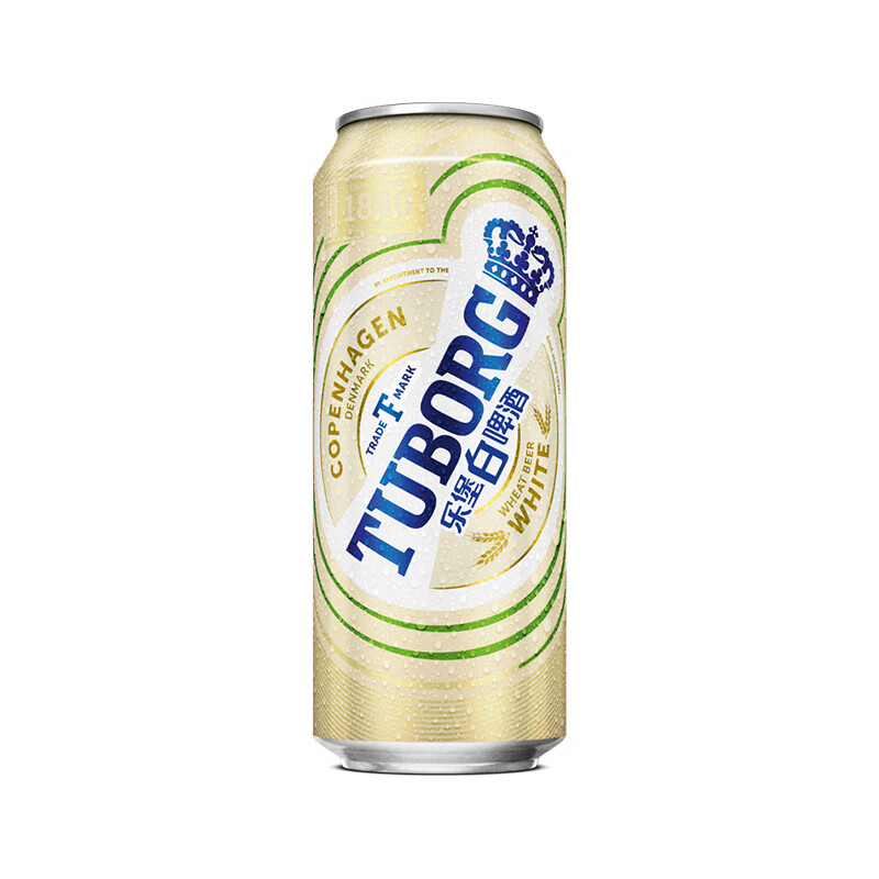 TUBORG 乐堡 白啤酒 500ml*12罐 40.9元