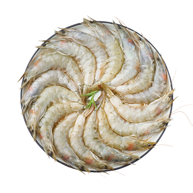 再降价：GUO LIAN国联 国产大虾 净重1.8kg 90-108只 59.00元包邮