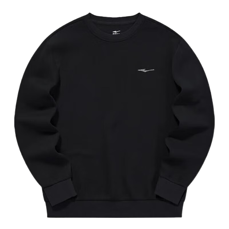 鸿星尔克 卫衣男圆领男士套头衫春秋季款2024男装无帽51224002024 XL 54元（需买