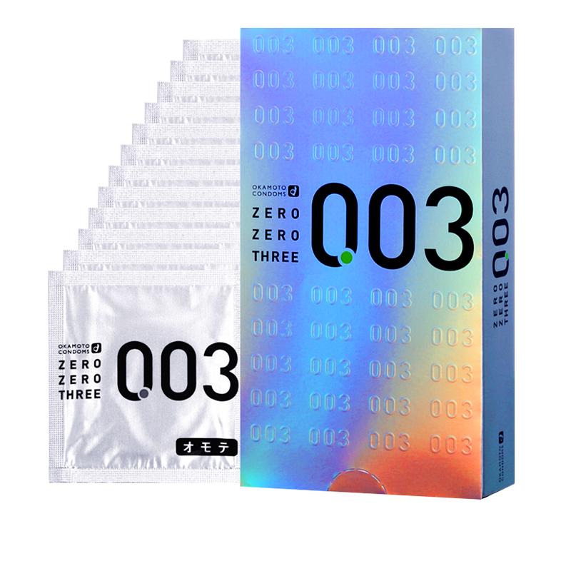 冈本 003系列 白金超薄安全套 12只 37.82元（需买2件，需用券）