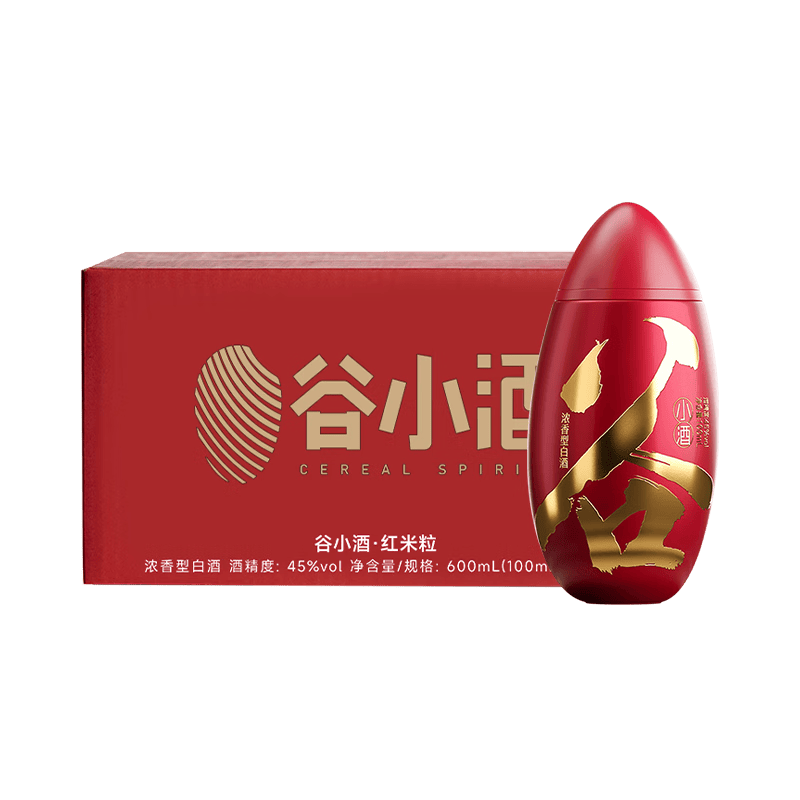 谷小酒 红米粒 45度 100ml 5.12元/件（共10.24元：需凑单、需首购）