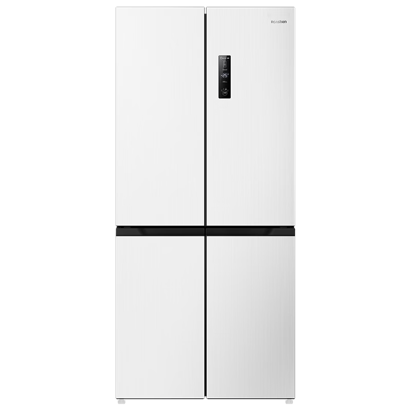 预售、PLUS会员：Ronshen 容声 437升 平嵌十字对开门冰箱白色家用变频一级变