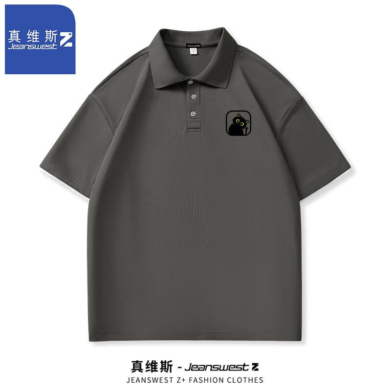 PLUS会员：JEANSWEST 真维斯 男士翻领polo衫 短袖t恤 2件 59.80元（折合29.9元/件）