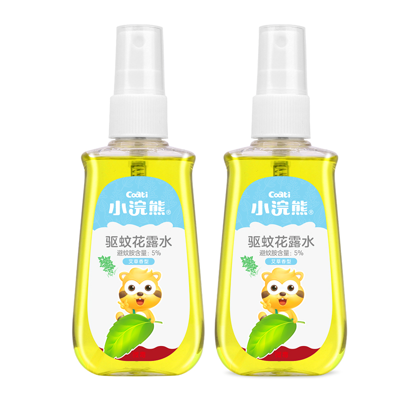 小浣熊驱蚊花露水100ml 券后7.9元