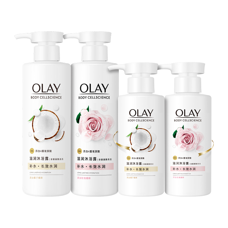 88VIP：OLAY 玉兰油 椰子玫瑰沐浴露家庭装 1.6kg 70.91元（需用券）