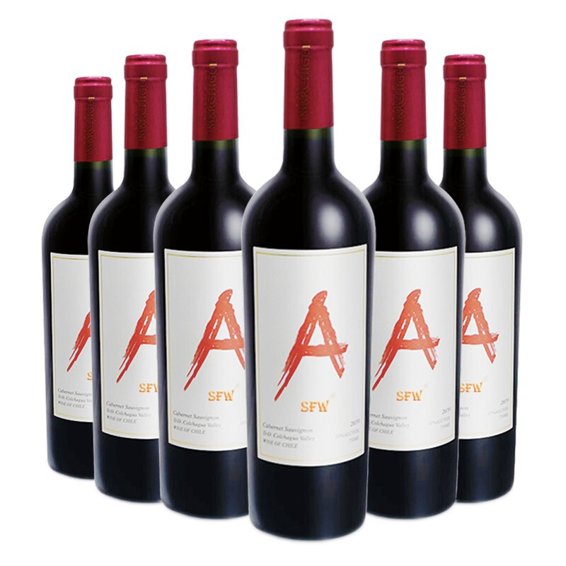 Auscess 澳赛诗 红A系列干红葡萄酒 原瓶进口 红A赤霞珠750ml6瓶装 239元（需用