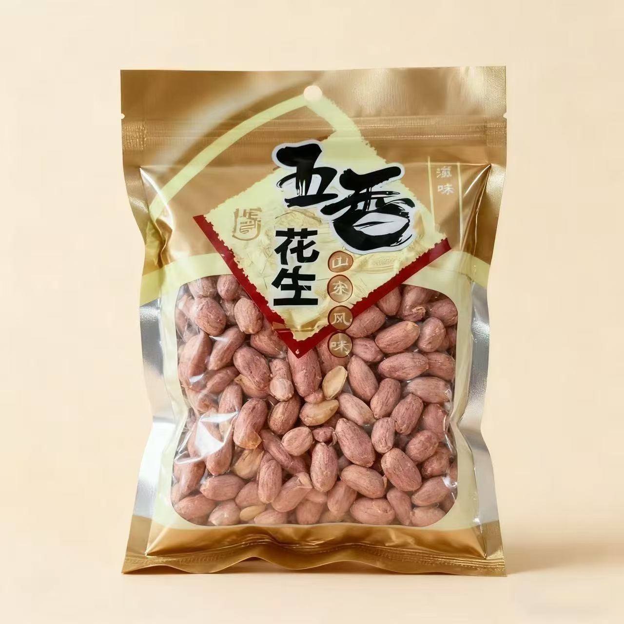 朱氏朱福记 25年新五香花生米山东特产烤熟蒜香奶香原味下酒250 250g*2袋 7.9元 - 线报酷
