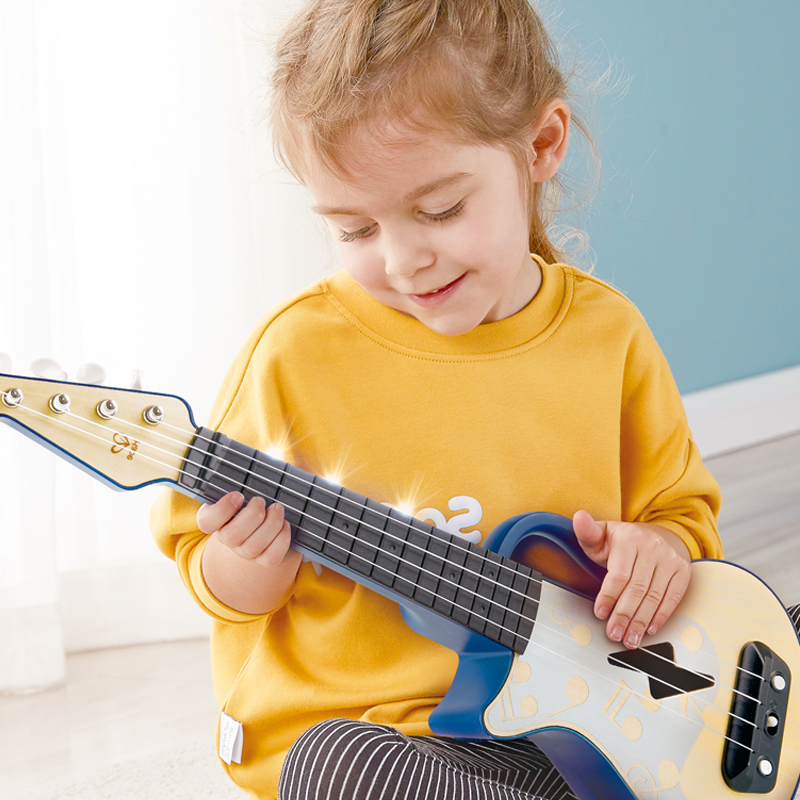 88VIP：Hape 尤克里里灯光儿童初学者电吉他入门幼儿可弹奏乐器玩具小宝宝 21