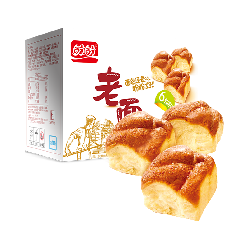 盼盼 老面包 奶香味 930g 21.8元