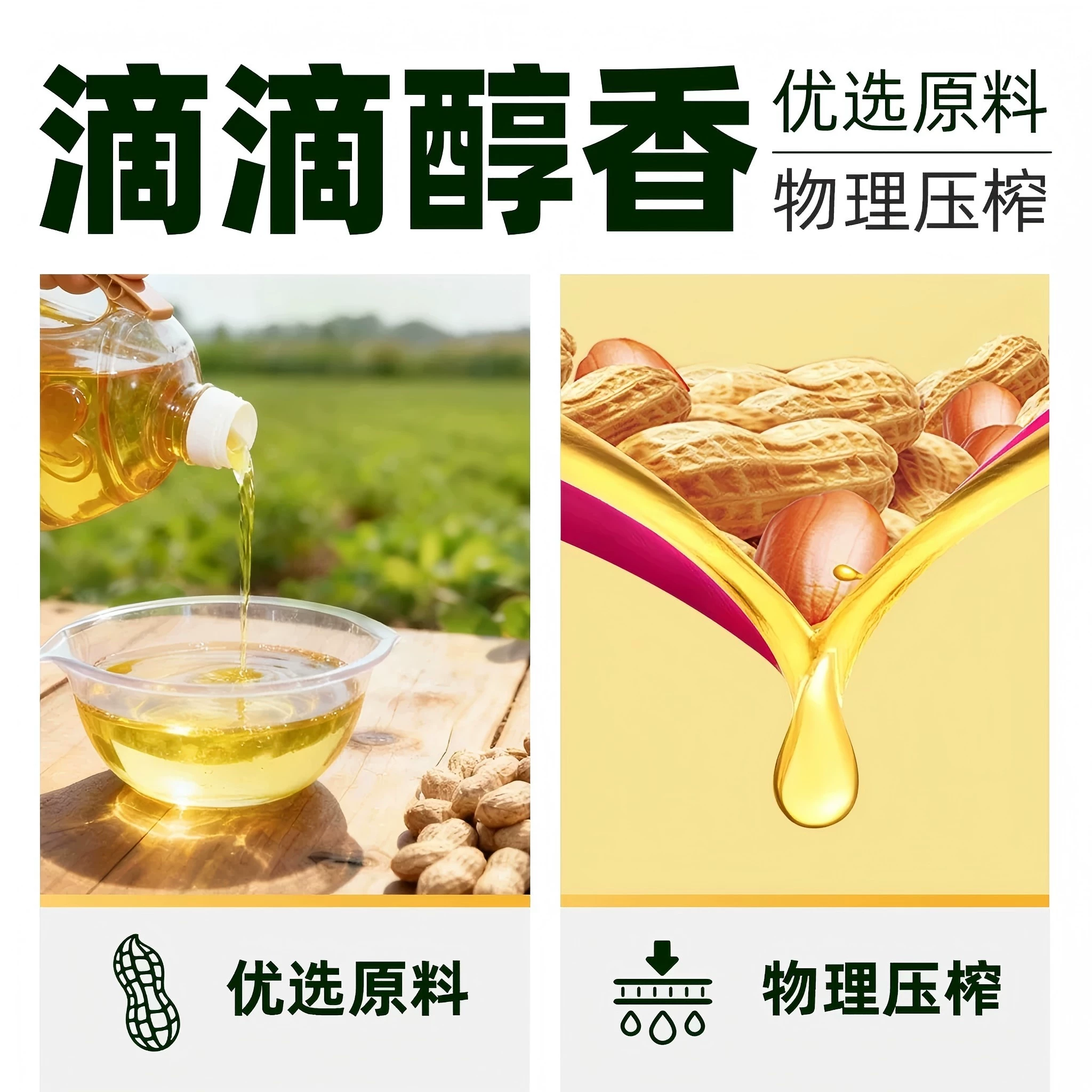 刀唛 猫超臻选一级物理压榨花生油刀唛家用食用油礼盒装4.68L+200ml 117.8元 - 线报酷