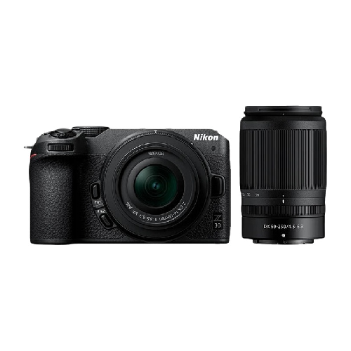 Nikon 尼康 Z30 APS-C画幅 微单相机 黑色 Z DX 16-50mm f/3.5-6.3 VR 46mm DX 50-250mm f/4.5-6.