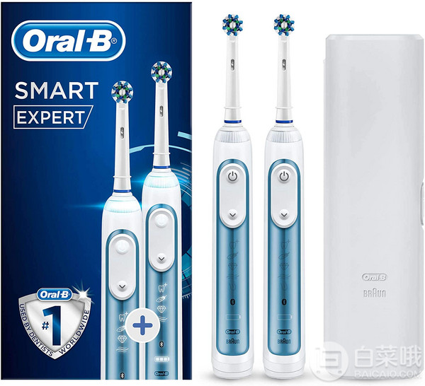 ￥475/支，Oral-B 欧乐B Smart Expert 智能电动牙刷套装 2支870.32元
