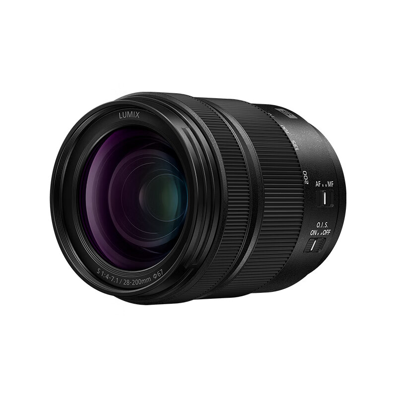 Panasonic 松下 28-200mm F4-7.1 MACRO O.I.S. 变焦镜头 松下L卡口 67mm 4778元（需用券）