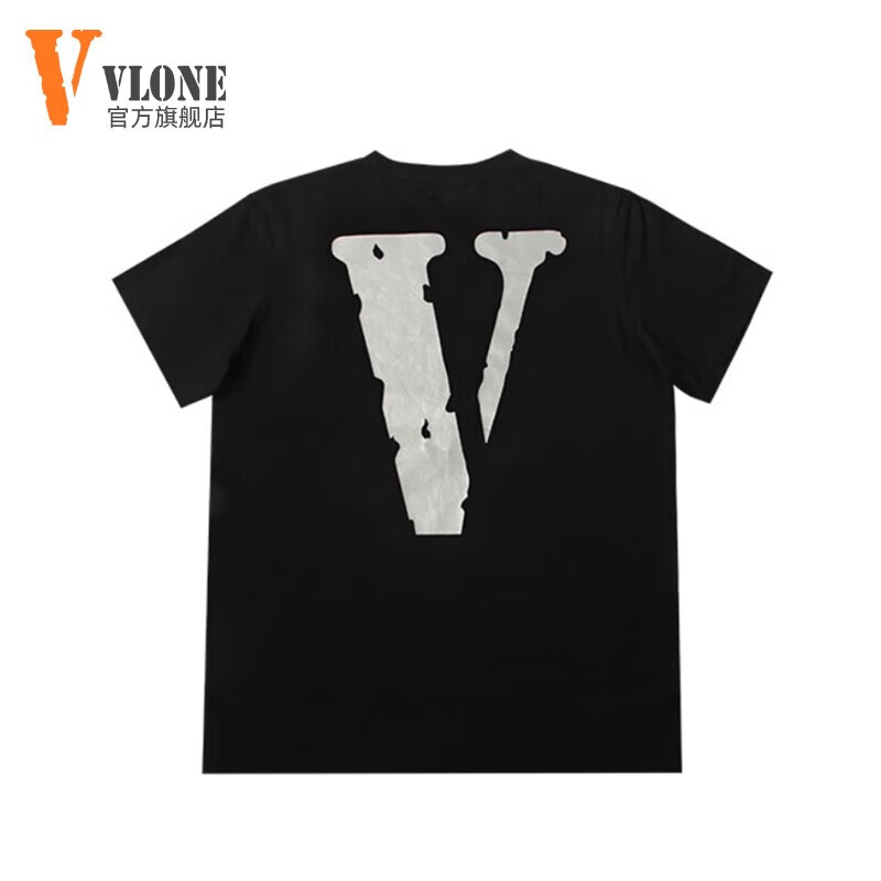 VLONE 短袖t恤 XM-VX33黑 XL（尺码偏大210斤以内） 177.01元（需用券）