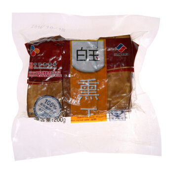 白玉 真空熏干 200g 豆制品 8.9元