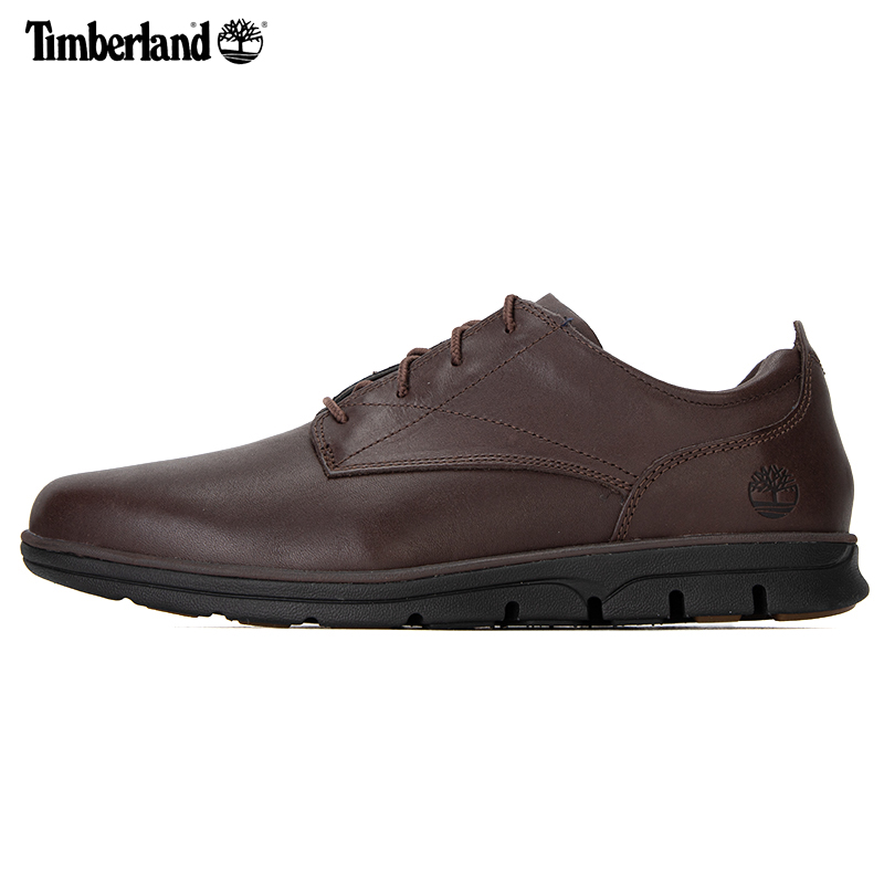 Timberland 官网皮鞋男鞋春季新款户外休闲鞋棕色商务皮鞋潮 459.36元