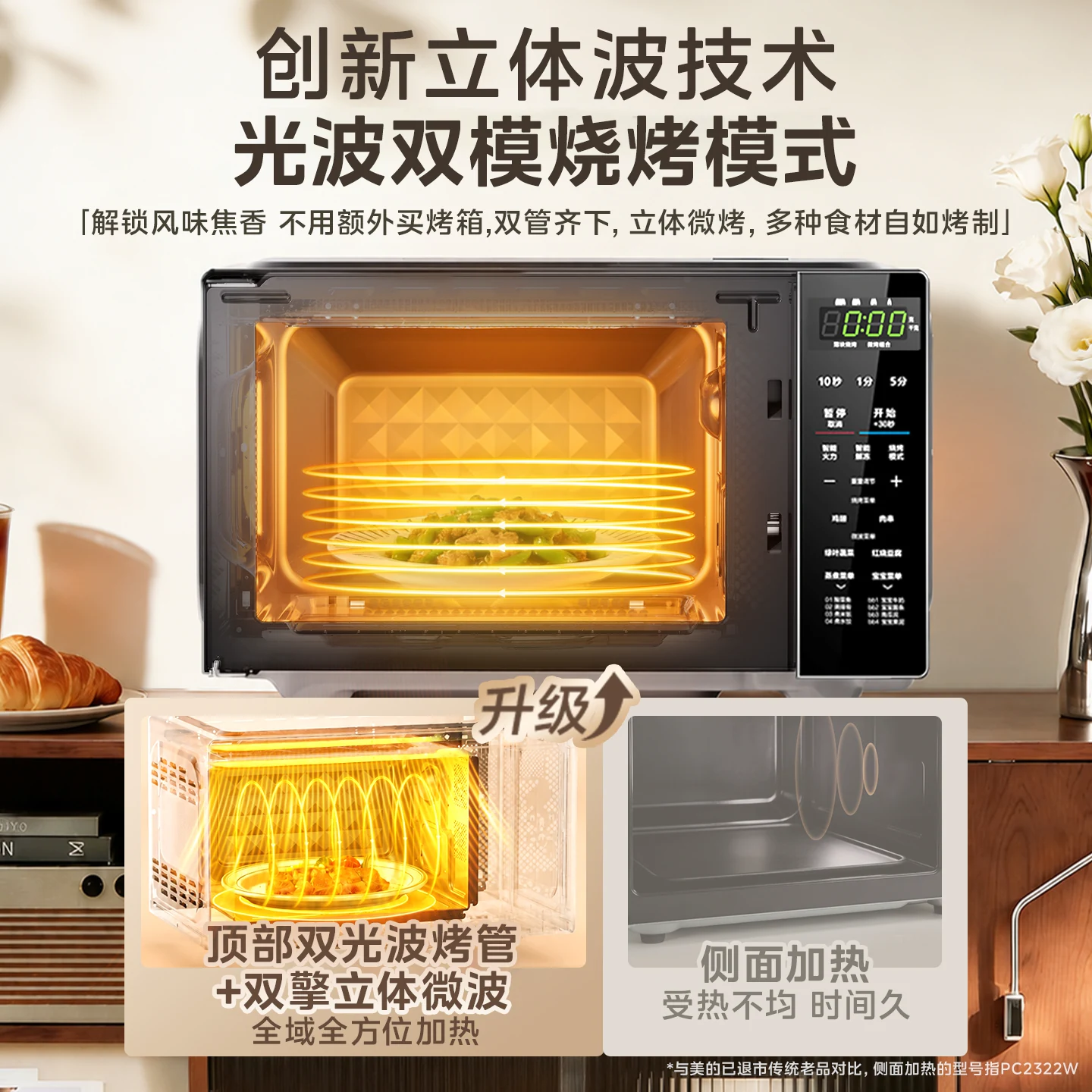美的 微蒸烤一体机210B微波炉 313.91元 - 86线报