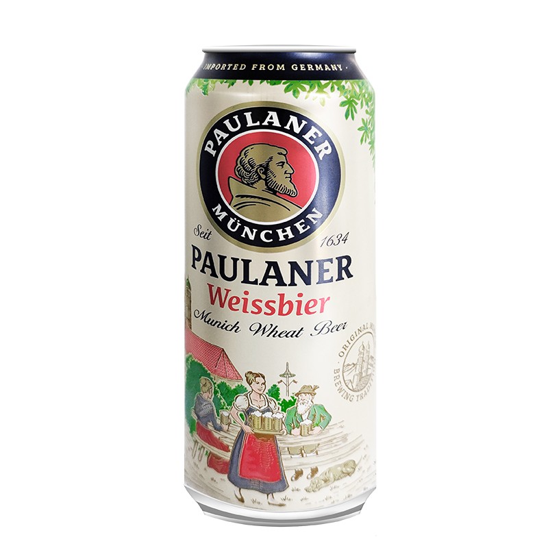 PAULANER 保拉纳 柏龙小麦白啤 500ml*24罐 德国进口 150.9元（多人团）