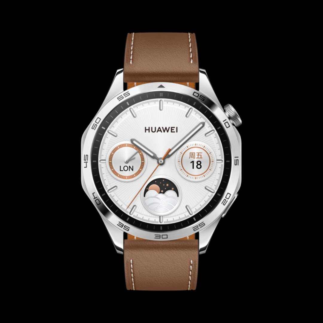 HUAWEI 华为 WATCH GT4 智能手表 46mm 山茶棕 真皮表带 1338元包邮（需用券）