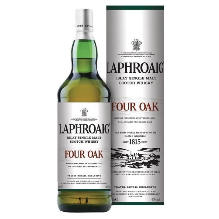 LAPHROAIG 拉弗格 四桶 单一麦芽 苏格兰威士忌 40%vol 1000ml 礼盒装 339元