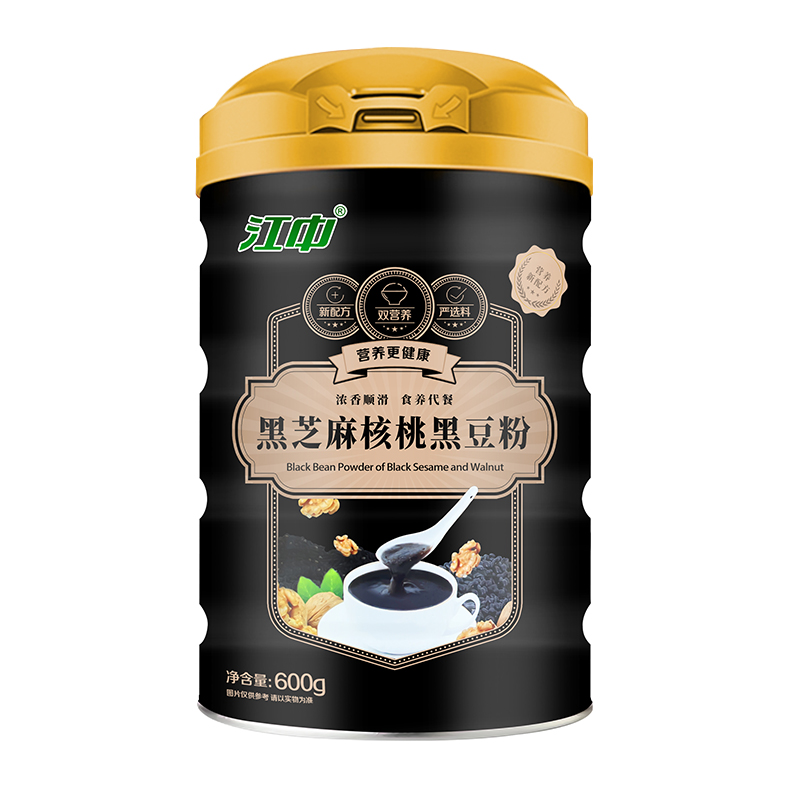 88VIP：江中食疗 江中黑芝麻糊核桃猴头菇黑豆粉600g 34.53元（需买2件，需用