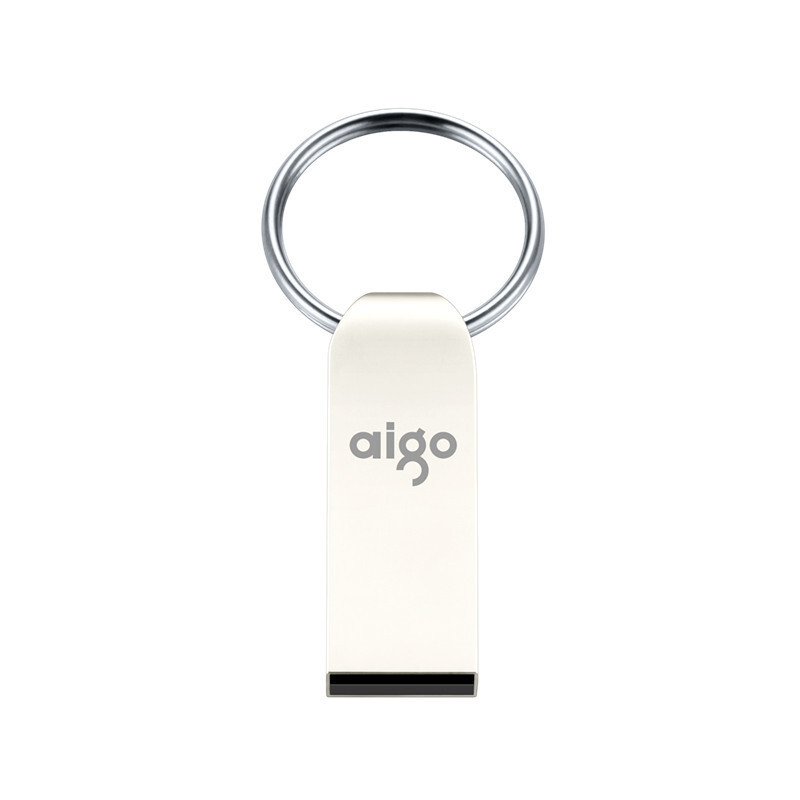 移动端、京东百亿补贴：aigo 爱国者 U268 USB 2.0 U盘 银色 64GB USB-A 22.5元