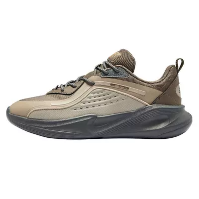 鸿星尔克 新款运动鞋 秋冬男鞋百搭轻便老爹鞋复古潮流增高休闲鞋子 85.61