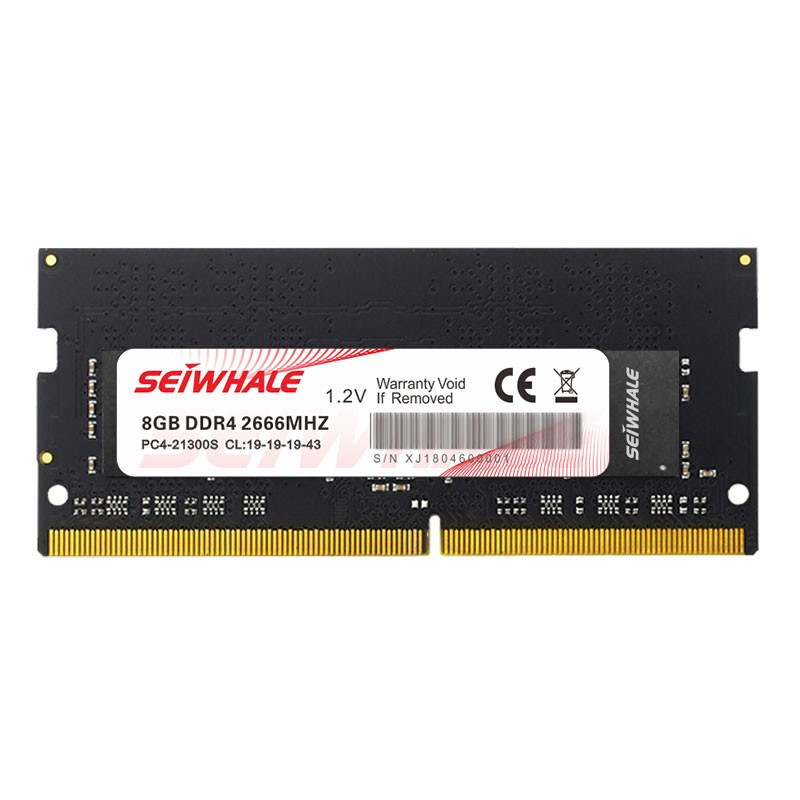 百亿补贴：SEIWHALE 枭鲸 DDR4 2666MHz 笔记本内存 普条 8G 68.68元