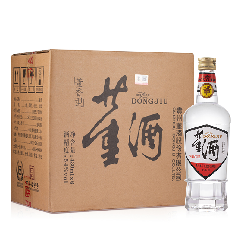 88VIP：董酒 白标老八大名酒复刻54度430ml*6瓶整箱董香型 473.68元（需用券）