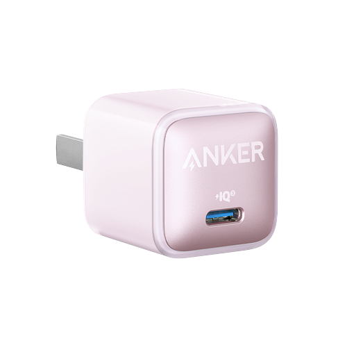 Anker 安克 A2637 手机充电器 Type-C 20W 奶油粉 50.04元