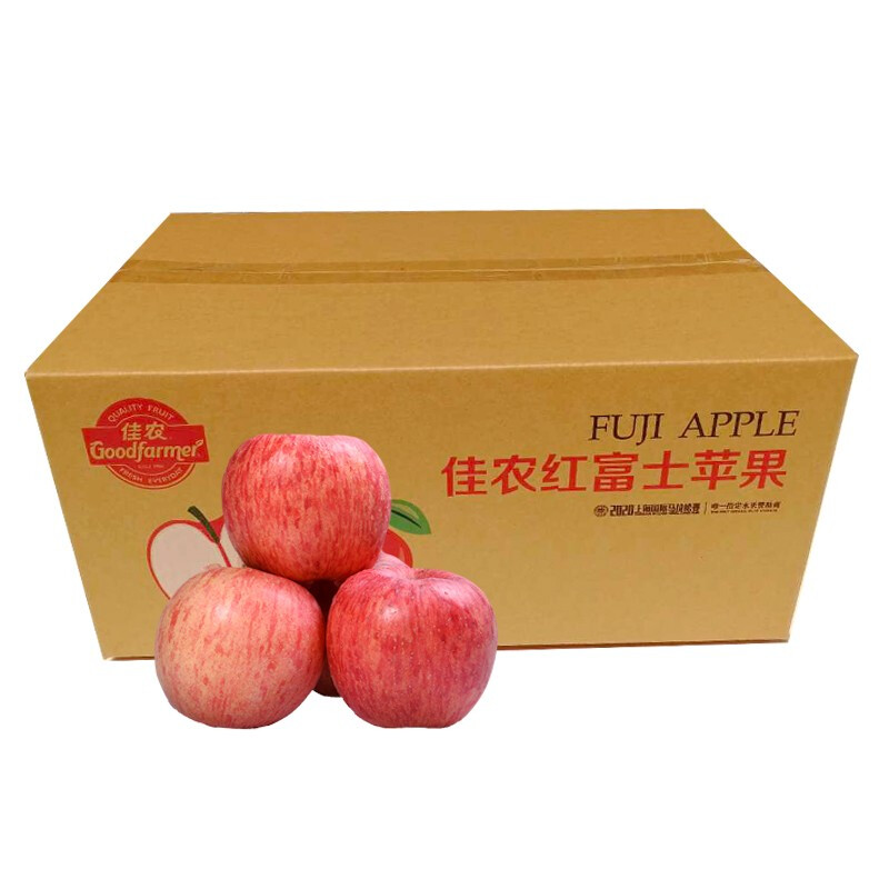 Goodfarmer 佳农 红富士苹果 单果重160-200g 5kg 52.14元