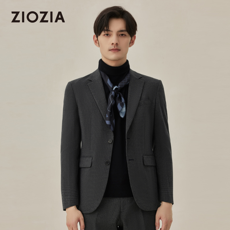 ZIOZIA 九牧王 男士休闲西服 ZKG14903J 563.04元