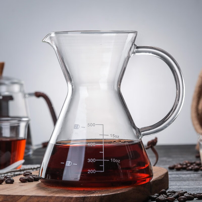 GOK 手冲咖啡玻璃壶手冲壶滤杯分享壶咖啡具套装户外咖啡器具 单壶 39元
