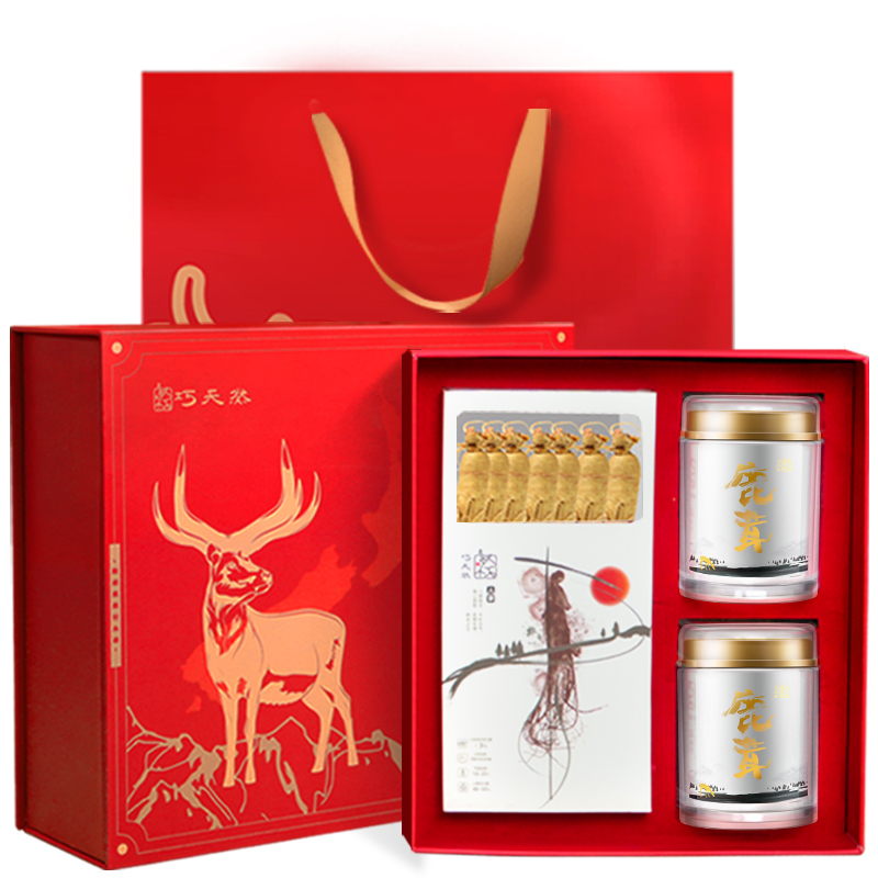 巧天然 长白山人参鹿茸礼盒 120g 168元（需用券）