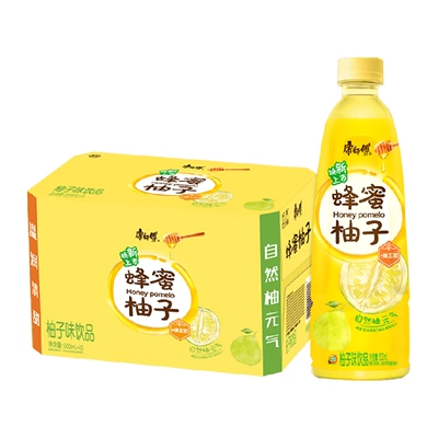 88VIP: 康师傅轻养果荟蜂蜜柚子饮料 整箱 500ml *15瓶 30.15元
