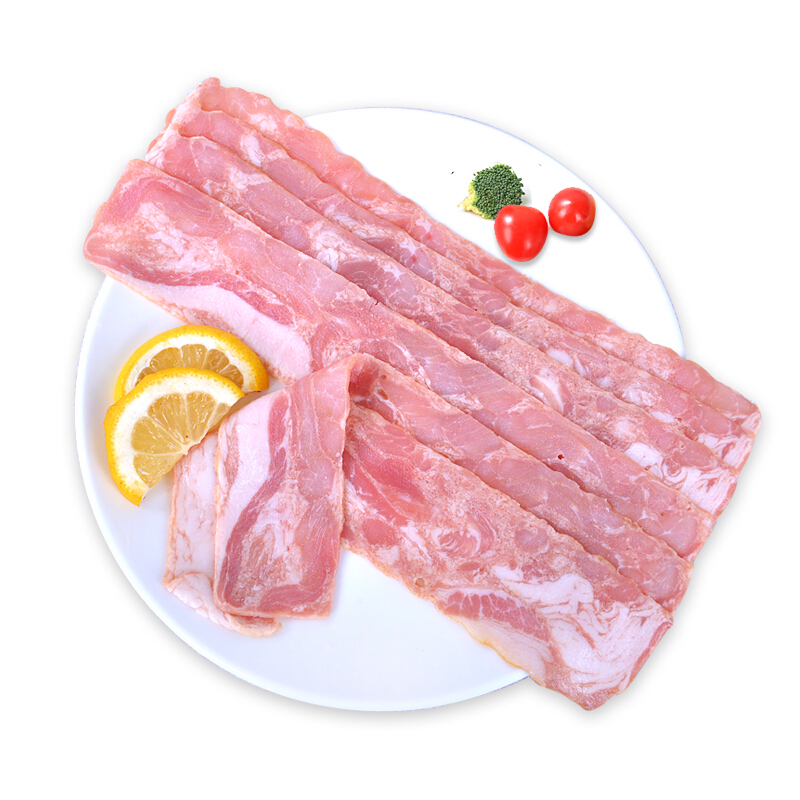 JL 金锣 经典培根肉片500g 猪肉培根片 三明治手抓饼伴侣 火锅食材 23.03元