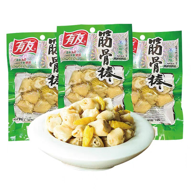 88VIP：YUYU 有友 山椒筋骨棒428g 19.5元（需用券）