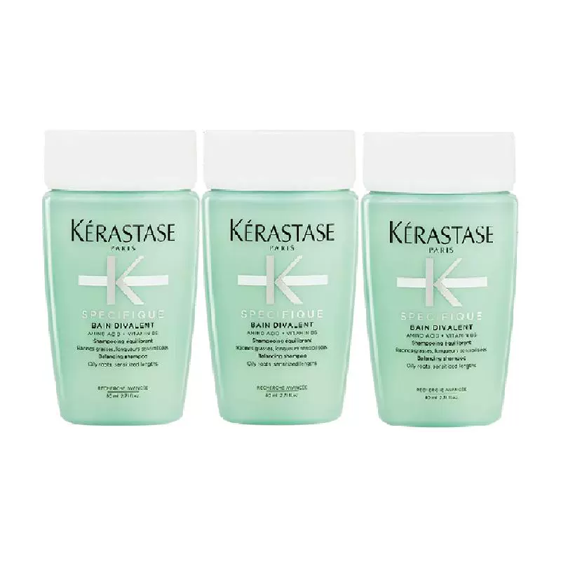 KÉRASTASE 卡诗 双重功能洗发水80ml*3瓶 ￥64.5