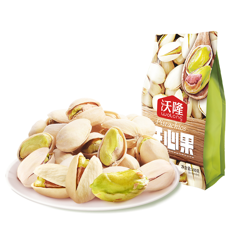 wolong 沃隆 开心果 500g 33.5元（需用券）