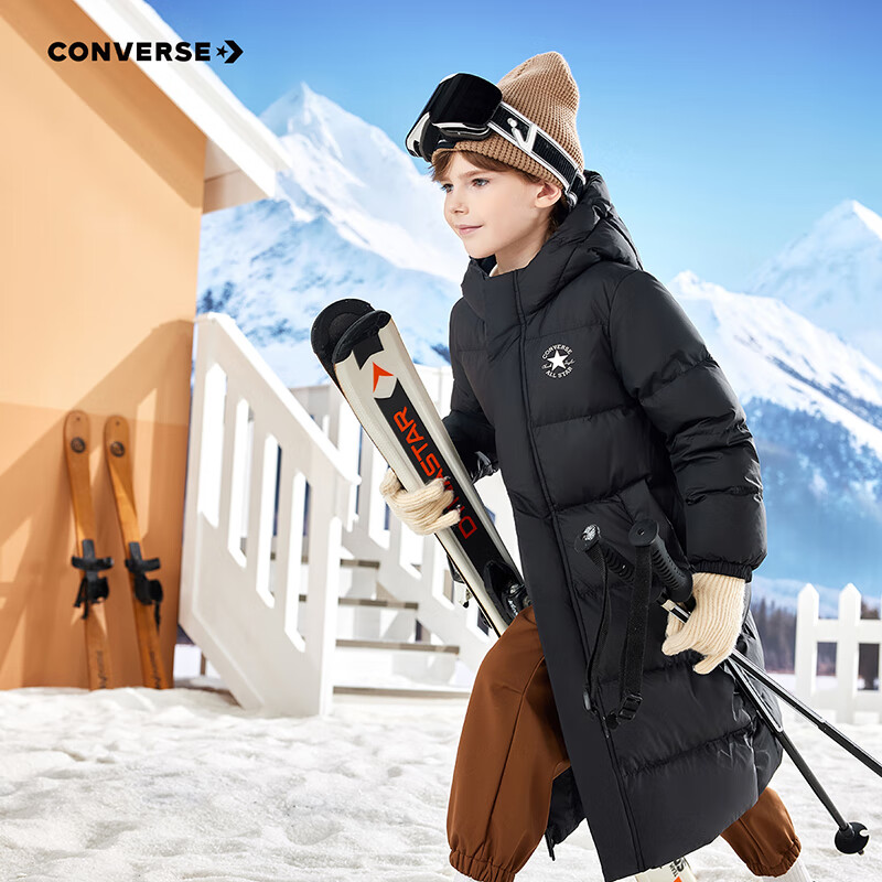 匡威 冬季长款极寒羽绒服 259g充绒 正黑色 291.22元（需用券）