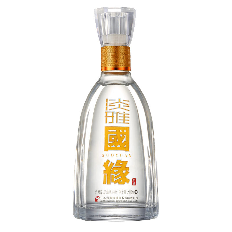 88VIP：今世缘 国缘淡雅 42%vol 浓香型白酒 500ml 单瓶装 123.5元