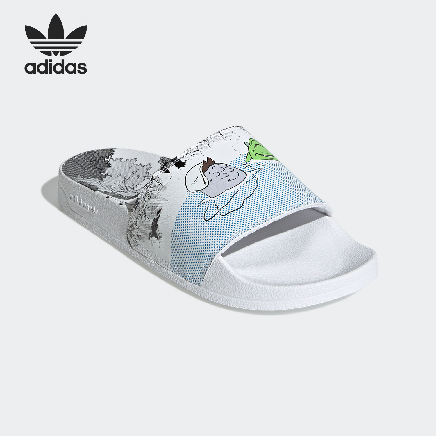 adidas 三叶草 男女运动拖鞋 GX0995 139元