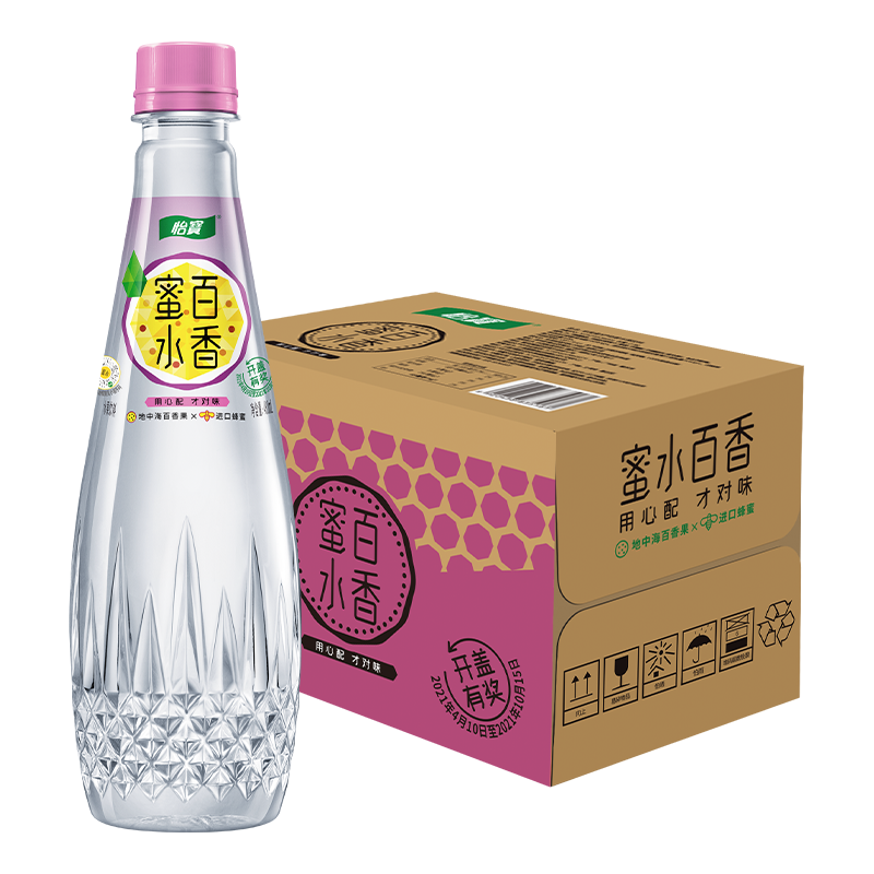 plus会员：怡宝 蜜水百香果水果饮料 480ml*15 *3件 83.86元（需领券，合41.93元/