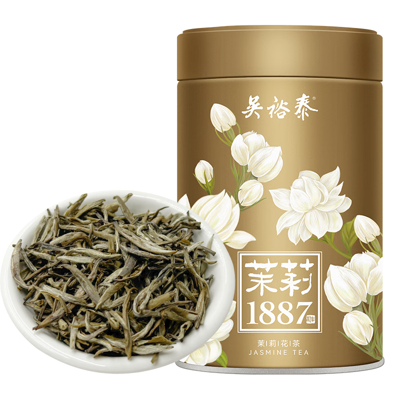 吴裕泰 茉莉1887 茉莉花茶 120g 151.6元（需用券）