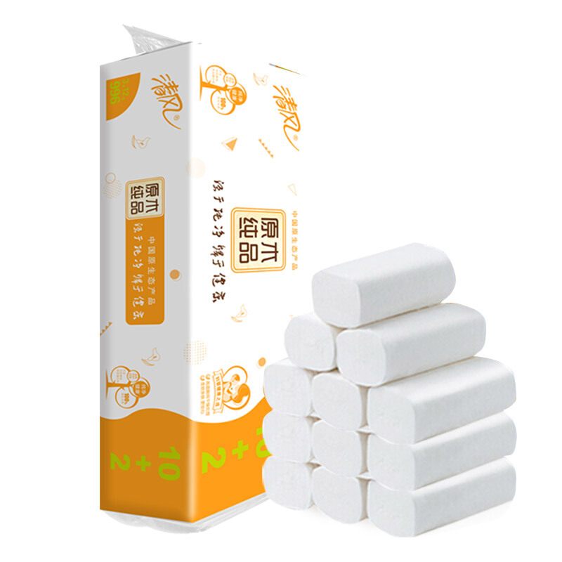 Breeze 清风 马蹄莲系列 卷纸 4层83g12卷 7.11元（需用券）