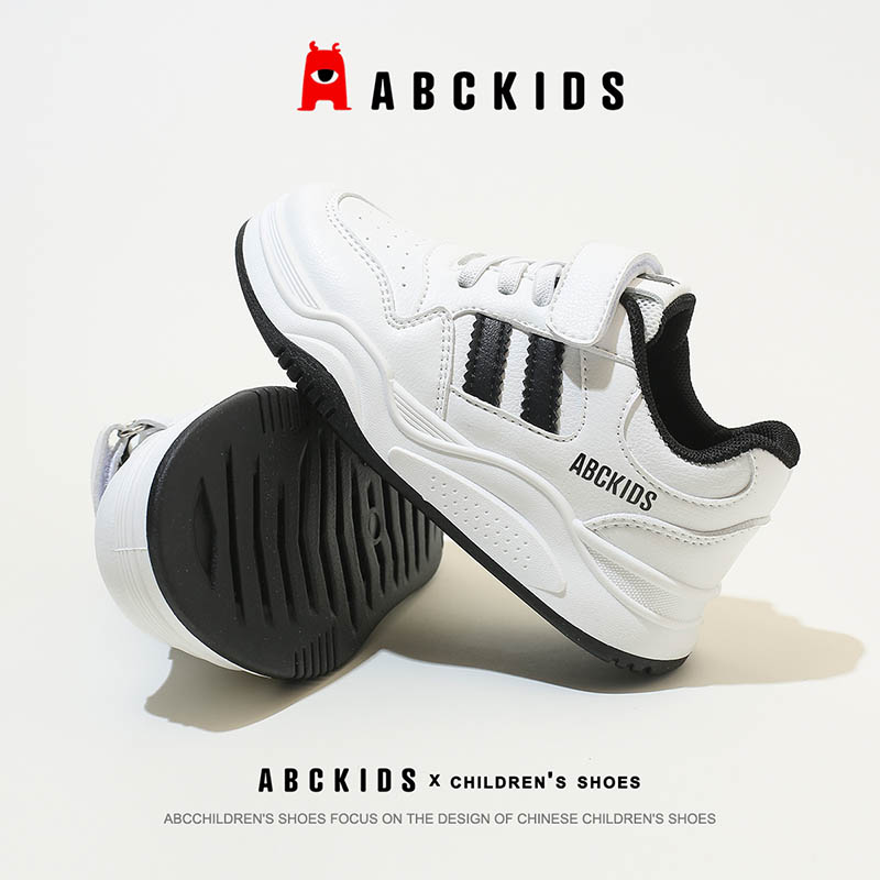 88VIP：ABCKIDS ABC KIDS童鞋小白鞋男女童校园风运动板鞋儿童休闲鞋子春秋季新