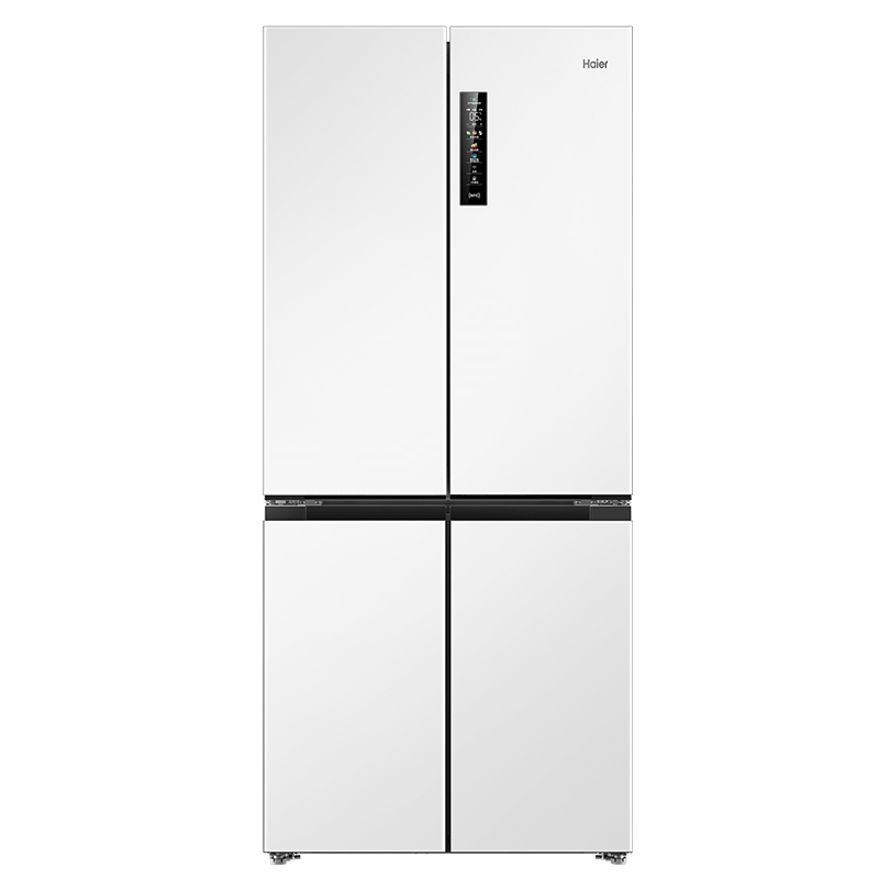 预售、PLUS会员：Haier 海尔 500L 零距离自由嵌入式 十字开四门电冰箱家用白